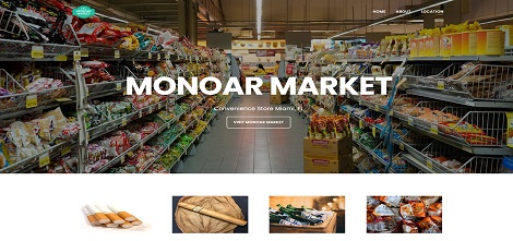 The Monoar Market Website Design Project